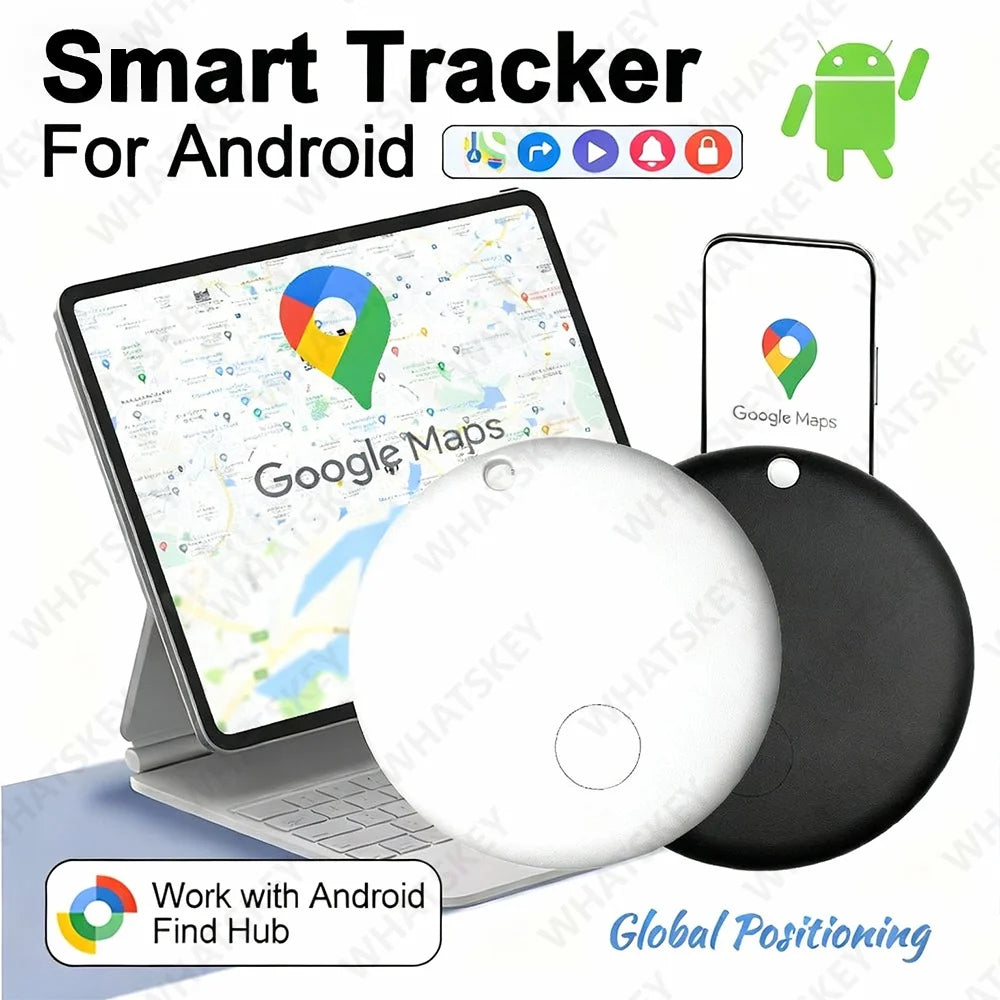 Android Anti-Lose Tracker for Google Find My Positioning Far Away Finder Voice Locate Suitcase Keys Bag Toys Smart Airtag